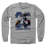 Mens Long Sleeve Heather Gray