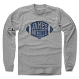 Mens Long Sleeve Heather Gray