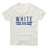 Mens Men's V-Neck Ivory