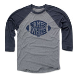 Mens Baseball T-Shirt Navy / Heather Gray