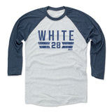 Mens Baseball T-Shirt Indigo / Ash