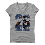 Womens Women's V-Neck Athletic Gray