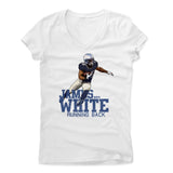 Womens Women's V-Neck White