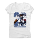 Womens Women's V-Neck White